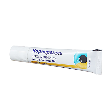 Корнерегель гель глазной 5 % 10 г 1 шт