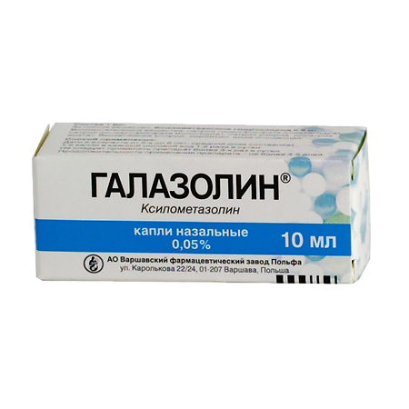 Галазолин капли назальные 0,05 % 10 мл 1 шт