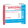 Фуросемид раствор для в/в и в/м введ.10 мг/мл 2 мл 10 шт