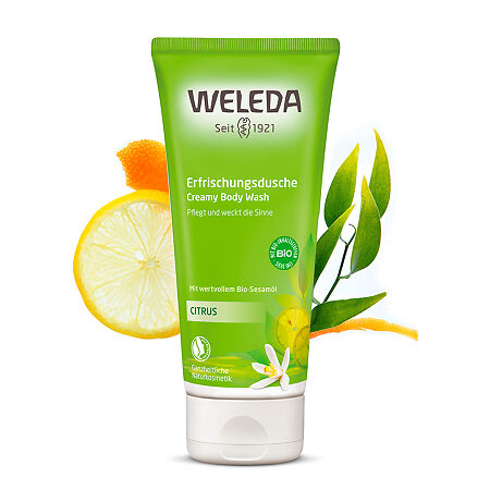 Weleda Цитрус гель освежающий для душа 200 мл 1 шт