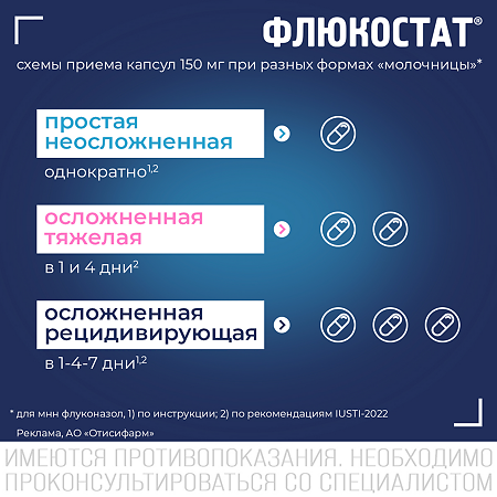 Флюкостат капсулы 150 мг 1 шт