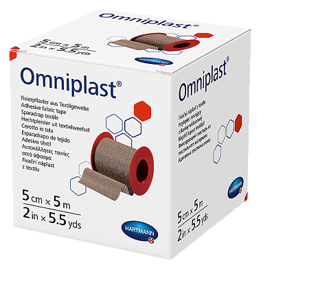 Пластырь Омнипласт/Omniplast тканевой телесного цвета 5 м х 5 см 1 шт