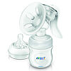 Avent Молокоотсос ручной Natural SCF 330/20 арт86820 с бутылочкой 125 мл в комплекте 1 шт