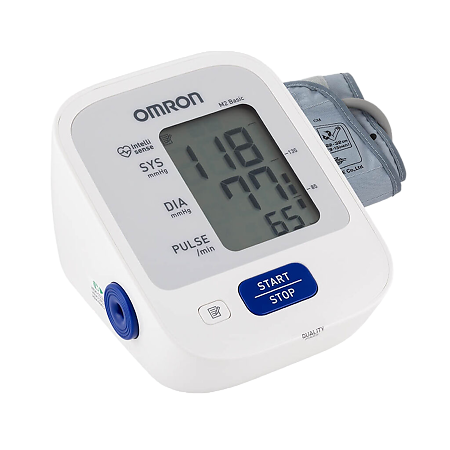 Тонометр Omron M2 Basic HEM 7121-RU без адаптера со средней манжетой 22-32 см 1 шт