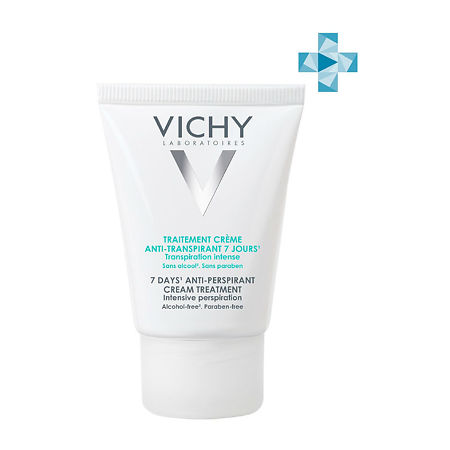 Vichy Deodorants дезодорант-крем 7 дней регулирующий 30 мл 1 шт