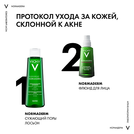 Vichy Normaderm очищающий лосьон сужающий поры 200 мл 1 шт