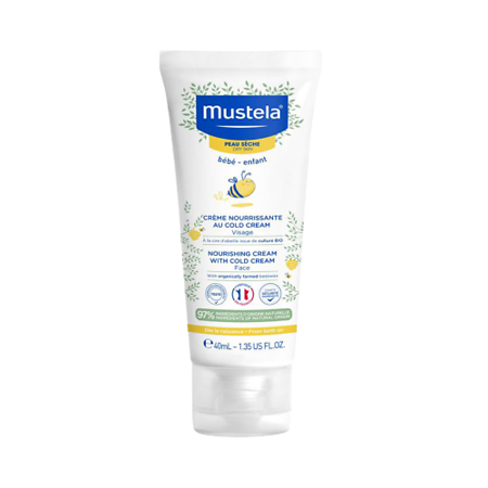 Mustela Bebe Питательный крем для лица с кольд-крем 40 мл 1 шт