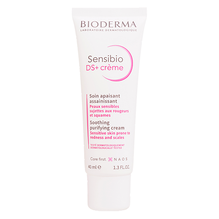 Bioderma Sensibio Увлажняющий и успокаивающий DS+ крем для предупреждения и уменьшения покраснений и шелушений на чувствительной кожи лица 40 мл 1 шт