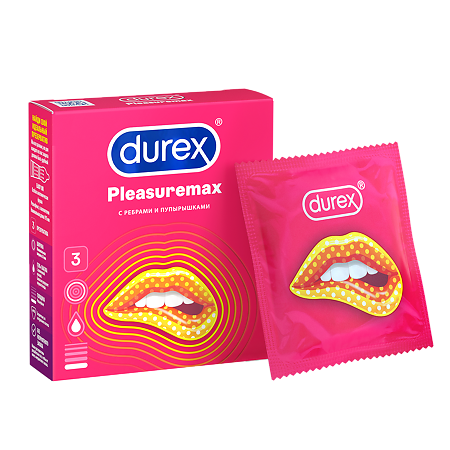 Презервативы Durex Pleasuremax 3 шт