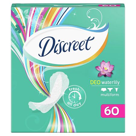 Discreet Прокладки Deo Водная Лилия Multiform ежедневные 60 шт