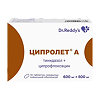 Ципролет А таблетки покрыт.плен.об. 600 мг+500 мг  10 шт