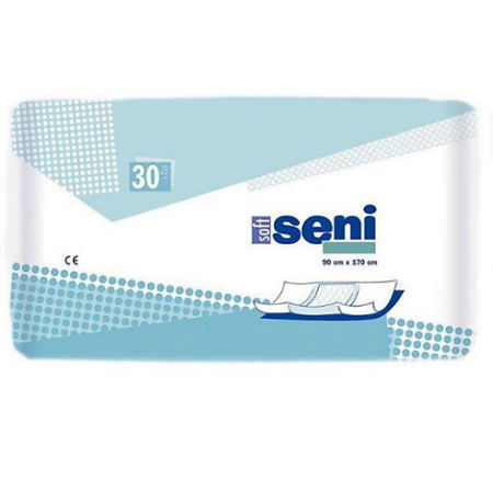 Seni Soft простыни (пеленки)  90х170см с крылышками 30 шт