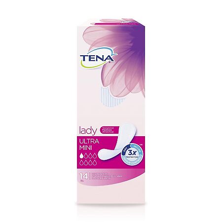 Tena Lady Ultra Mini прокладки урологические 14 шт