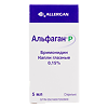 Альфаган Р капли глазные 0,15 % 5 мл 1 шт