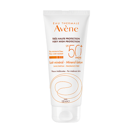 Avene солнцезащитное молочко с минеральным экраном SPF50+ 100 мл 1 шт