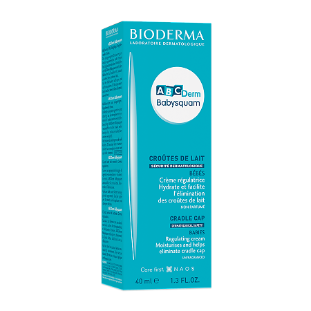 Bioderma ABCDerm Крем Бэбисквам специальный детский уход против молочных корочек 40 мл 1 шт