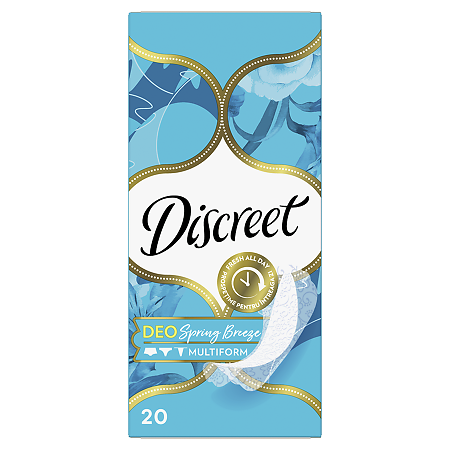 Discreet Deo Spring Breeze Multiform прокладки Весенний бриз мультиформа ежедневные 20 шт