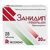 Занидип-Рекордати таблетки покрыт.плен.об. 20 мг 28 шт