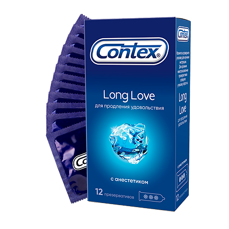 Презервативы Contex Long Love 12 шт