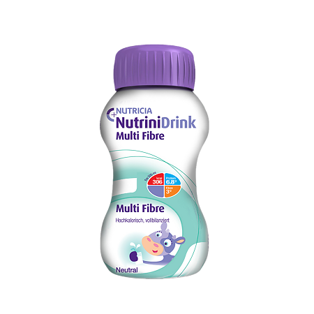 NutriniDrink Multi Fibre с пищевыми волокнами готовая смесь с нейтральным вкусом 200 мл 1 шт