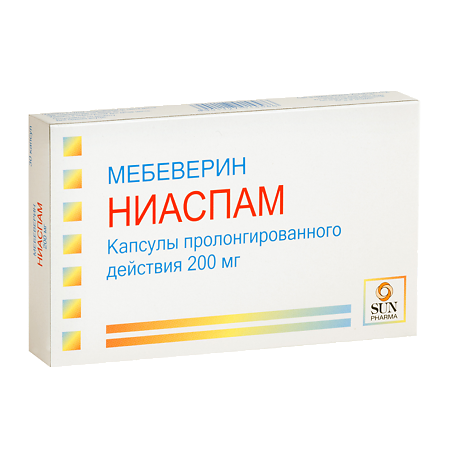 Ниаспам капсулы с пролонг высвобождением 200 мг 30 шт