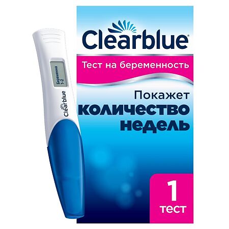 Тест для определения беременности Clear Blue цифровой 1 шт