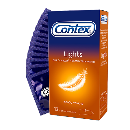 Презервативы Contex Lights 12 шт