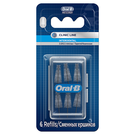 Oral-B Ершики для межзубной щетки конические 6 шт