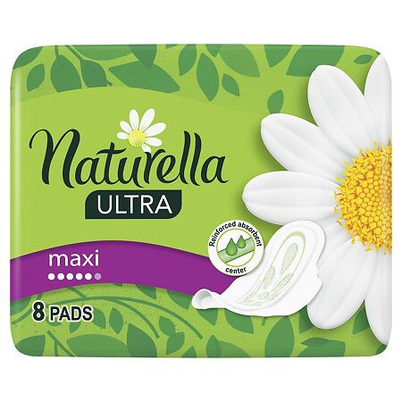 Naturella Прокладки Camomile Ultra Maxi с крылышками 8 шт