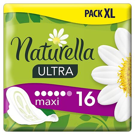 Naturella Прокладки Camomile Ultra Maxi с крылышками 16 шт