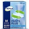 Tena Pants Plus подгузники для взрослых (трусы) р. М (80-110 см) 10 шт