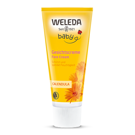 Weleda Детский крем для лица с календулой 50 мл 1 шт