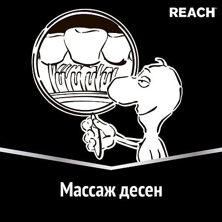 Зубная щетка Рич (Reach) Dual effect Массаж десен жесткая 1 шт