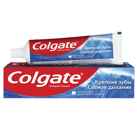 Colgate Зубная паста Крепкие зубы Свежее дыхание 100 мл 1 шт