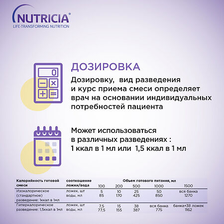 Нутризон эдванст нутридринк сухая смесь 322 г 1 шт