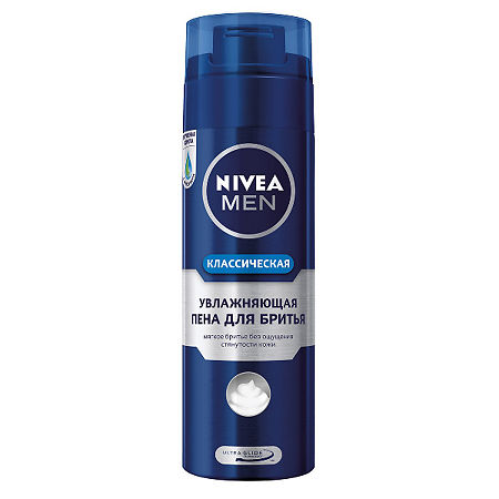 Nivea Men Пена для бритья увлажняющая Защита и уход 200 мл 1 шт