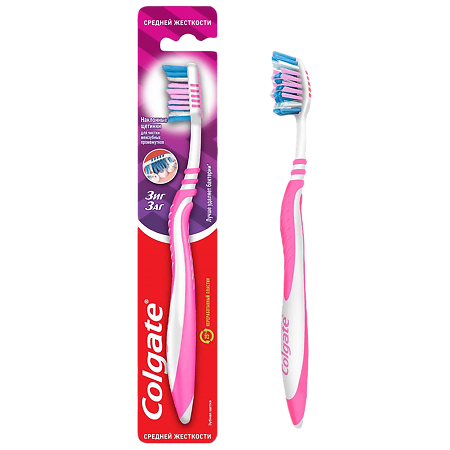 Colgate Зубная щетка Зигзаг средняя 1 шт