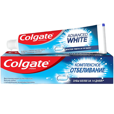 Colgate Зубная паста Комплексное отбеливание 100 мл 1 шт