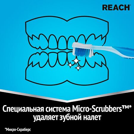 Зубная щетка Reach Stay White 1 шт