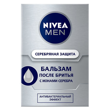 Nivea Men Бальзам после бритья Серебряная защита 100 мл 1 шт