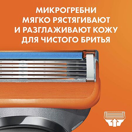 Gillette Fusion сменные кассеты для бритья 4 шт