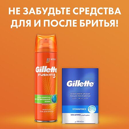 Gillette Fusion Power Сменные кассеты 4 шт