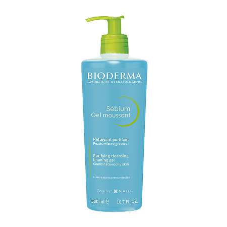 Bioderma Sebium Гель для умывания жирной и проблемной кожи лица 500 мл 1 шт