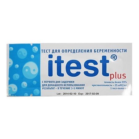 Тест на беременность Itest Plus 1 шт