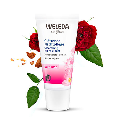 Weleda Розовый крем разглаживающий ночной 30 мл 1 шт