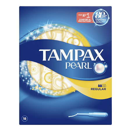 Tampax Тампоны Дискрит Перл Дуо регуляр 18 шт