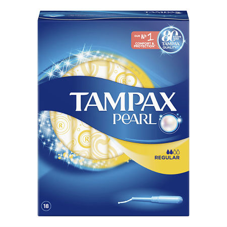 Tampax Тампоны Дискрит Перл Дуо регуляр 18 шт