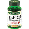 Nature's Bounty Fish Oil Omega-3 Рыбий Жир Омега-3 1000 мг капсулы массой 1517 мг 50 шт