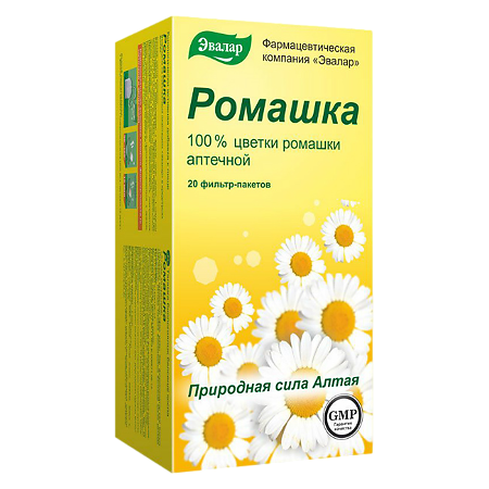 Ромашки цветки фильтр-пакеты 1,5 г 20 шт