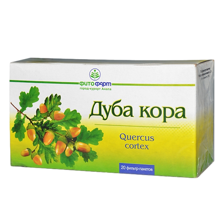 Дуба кора фильтр-пакеты 1,5 г 20 шт